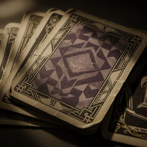Grandmother's tarot deck, game evidence prop