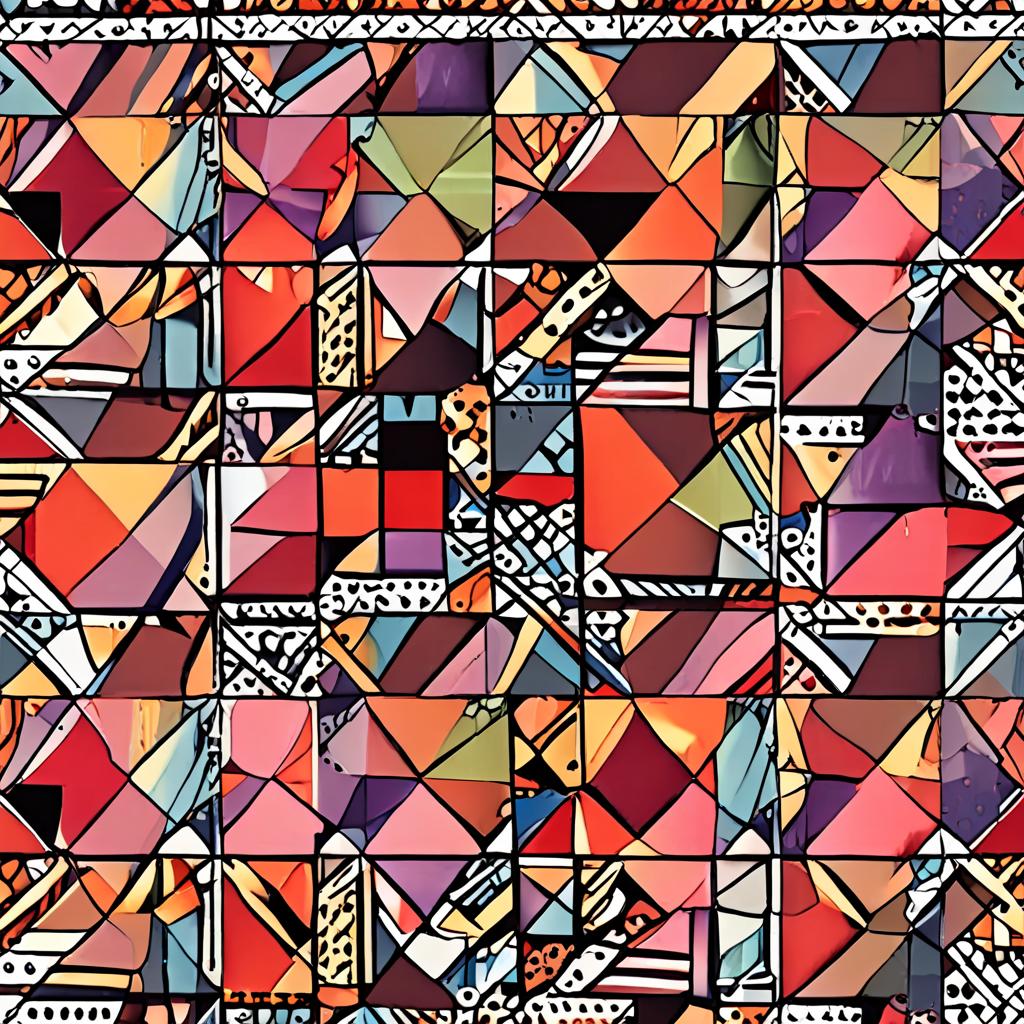 e2e test: abstract geometric pattern