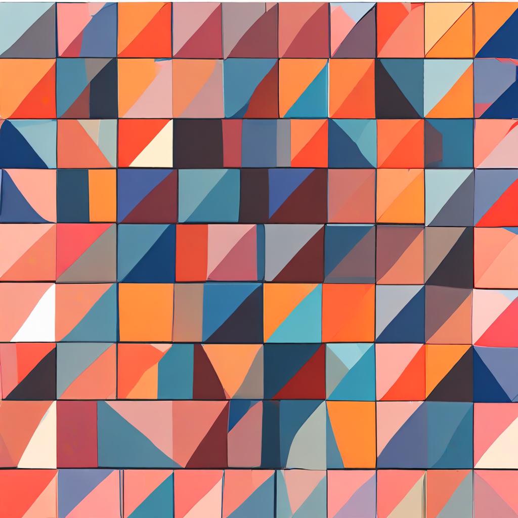 e2e test: abstract geometric pattern