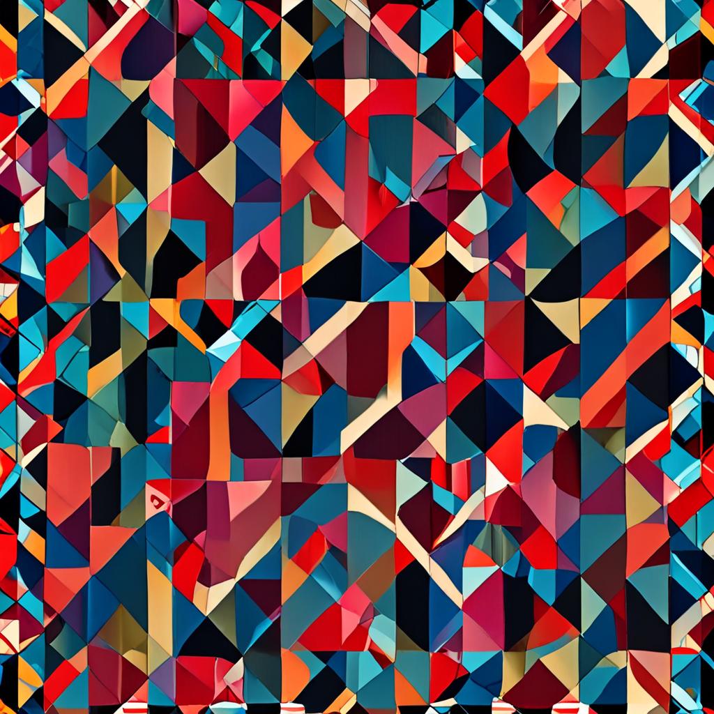 e2e test: abstract geometric pattern